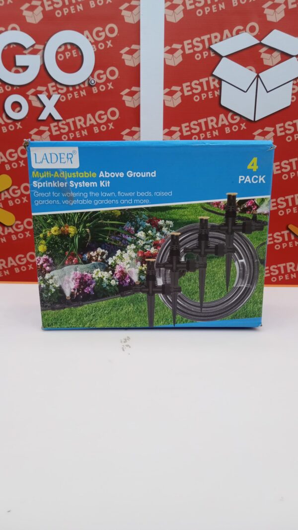 Sistema de riego por goteo automático, conector rápido y boquilla aspersora de cobre con rotación de 360° con gotero, para el patio, césped, plantas del jardín (20 boquillas de aspersión). - Image 2