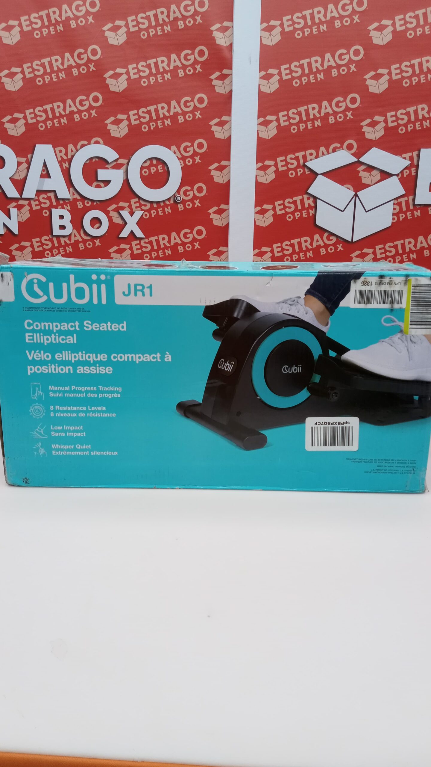 Cubii Jr: Elíptica de computadora con monitor integrado, fácil montaje, silencioso y compacto, resistencia ajustable - Image 4