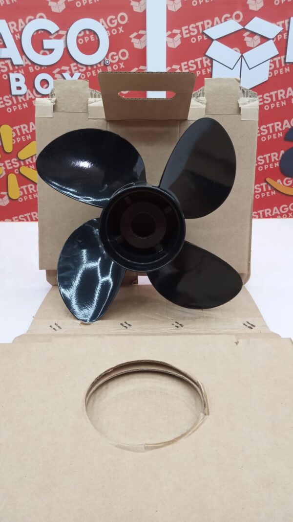 Hélice para motores Mercury Mercruiser Alpha One/Bravo One, de aluminio, de 135 a 300 HP, de 2 y 4 tiempos, con escape pasante y estrías de 15 dientes, rotación a la derecha. - Image 2
