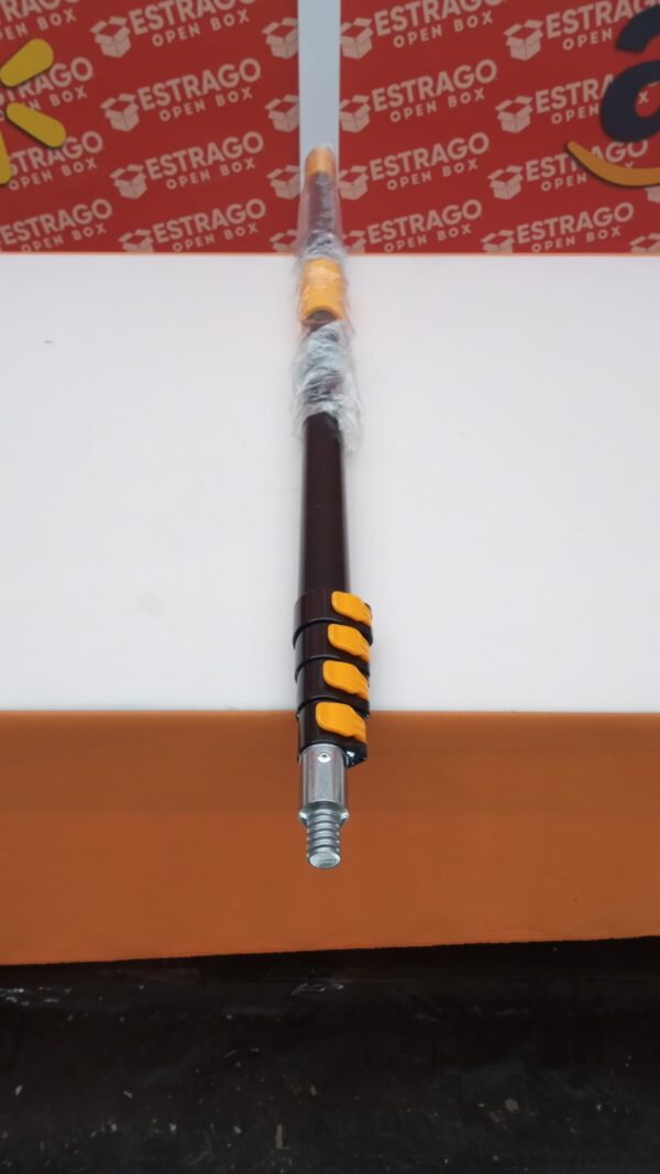 Poste de extensión telescópico, alcance hasta 26 pies, poste extensible multiusos, 5-20 pies, ligero, resistente con punta de metal universal giratorio para pintar el polvo y limpiar ventanas. - Image 2