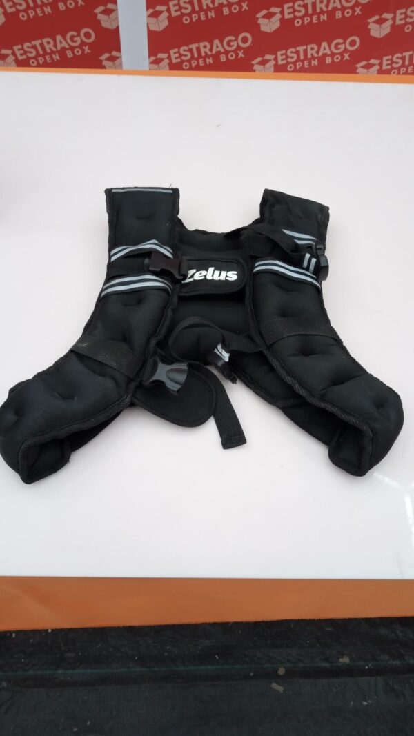 Chaleco con peso, 6 libras/8 libras/16 libras/20 libras/25 libras/30 libras chaleco de peso con rayas reflectantes para entrenamiento, entrenamiento de fuerza, correr, fitness - Image 2