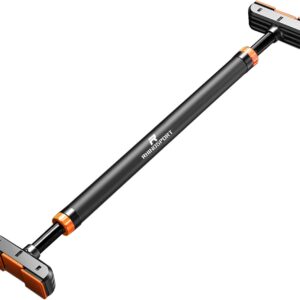 Barra de dominadas para puerta sin tornillos, con barra de dominadas, para colgar para una sujeción segura en dominadas de hasta 200 kg.