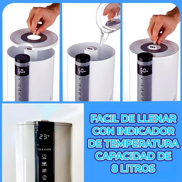 Humidificador de Torre Digital, Difusor de Vapor Frío. - Image 2