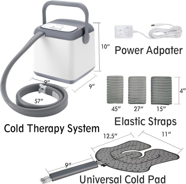NEHOO Sistema de terapia de frío, máquina programable de terapia de hielo para rodilla después de la cirugía, paquete frío de crioterapia continua después de la cirugía - Image 2