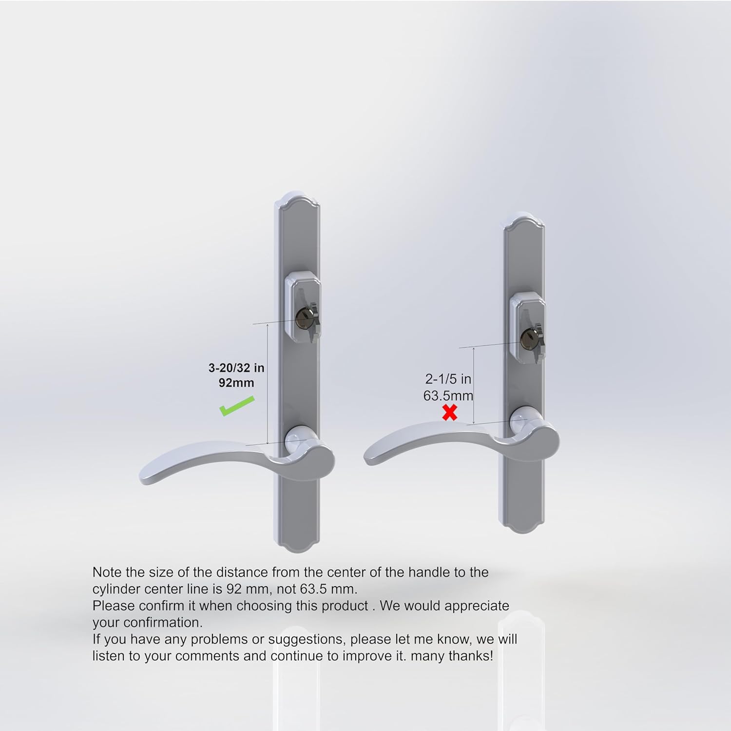 House Guard - Sistema de manijas para puerta de patio con bisagras con mango de palanca, juego de cerradura de mortaja universal para puertas de entrada izquierda y derecha (bronce aceitado). - Image 4