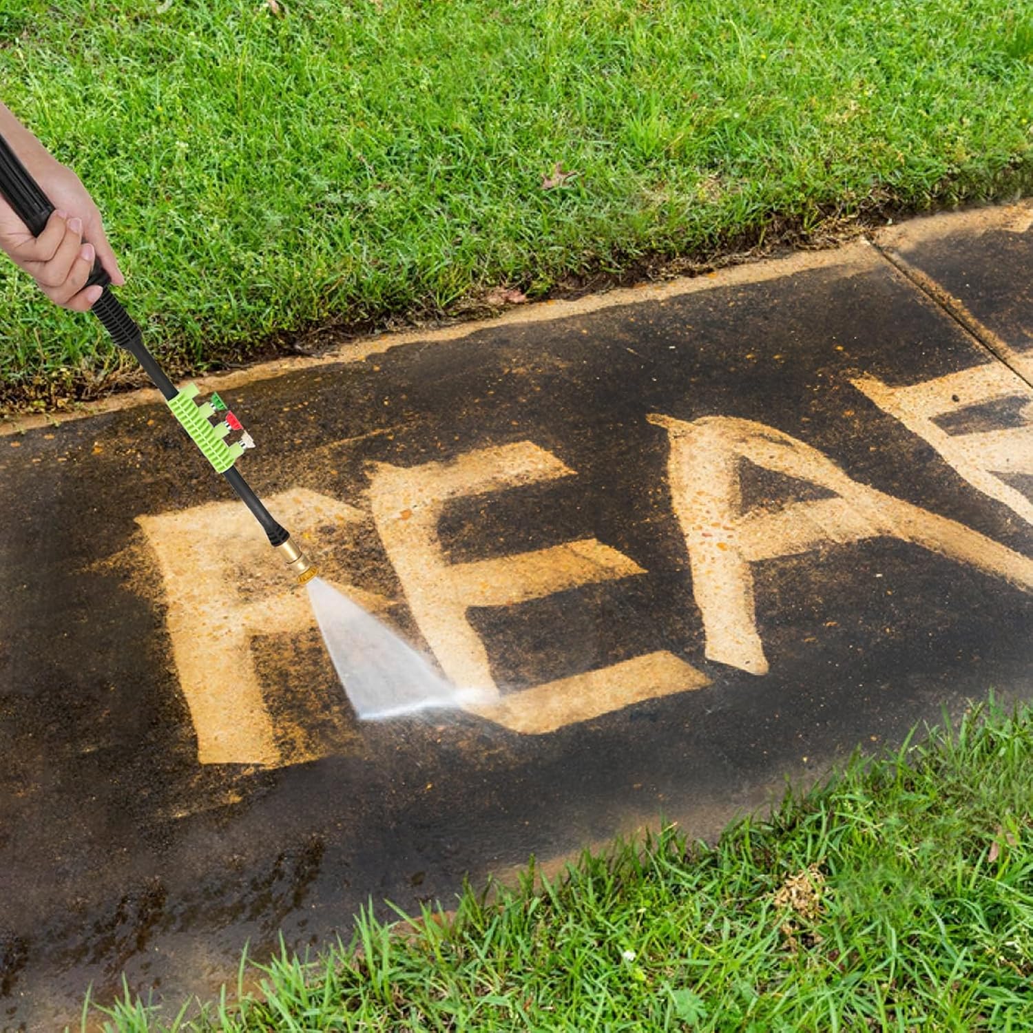 JOWQUE - Lavadora a presión ajustable de 4500 PSI, lavadora eléctrica de 2.8 GPM con manguera de presión de 33 pies, 4 boquillas y cañón de espuma, lavadoras eléctricas para el hogar, coches. - Image 3