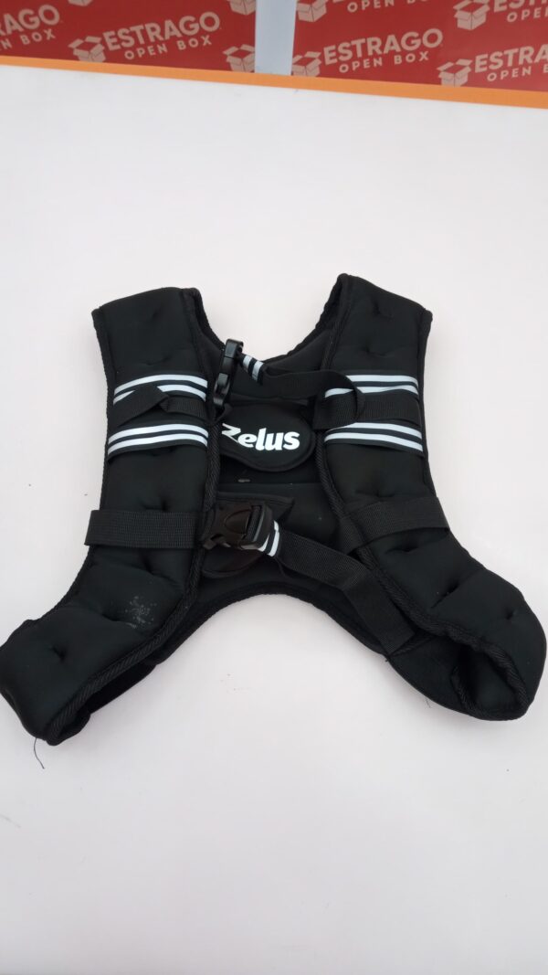 Chaleco con peso, 6 libras/8 libras/16 libras/20 libras/25 libras/30 libras chaleco de peso con rayas reflectantes para entrenamiento - Image 2