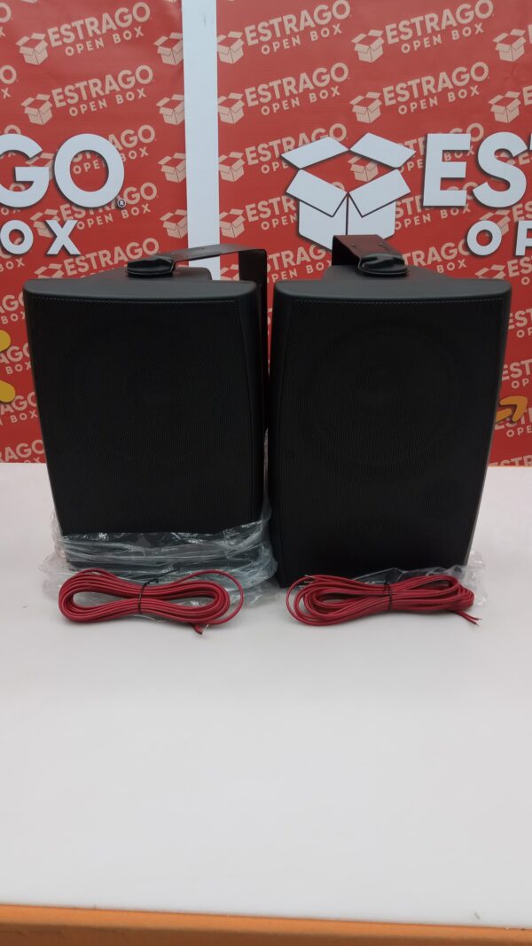 Herdio Altavoces pasivos para exteriores de 400 W y 6.5 pulgadas, con cable, impermeables, altavoces montados en la pared de 2 vías con graves potentes para patio, hogar, interior, piscina, terraza. - Image 3
