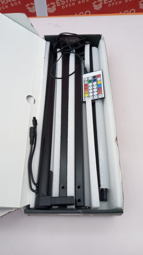 Lámpara de pie LED, lámpara de esquina RGB funciona con Alexa/aplicación/control remoto, luz de esquina inteligente con 16 millones de colores de bricolaje, sincronización de música, lámpara de pie. - Image 3