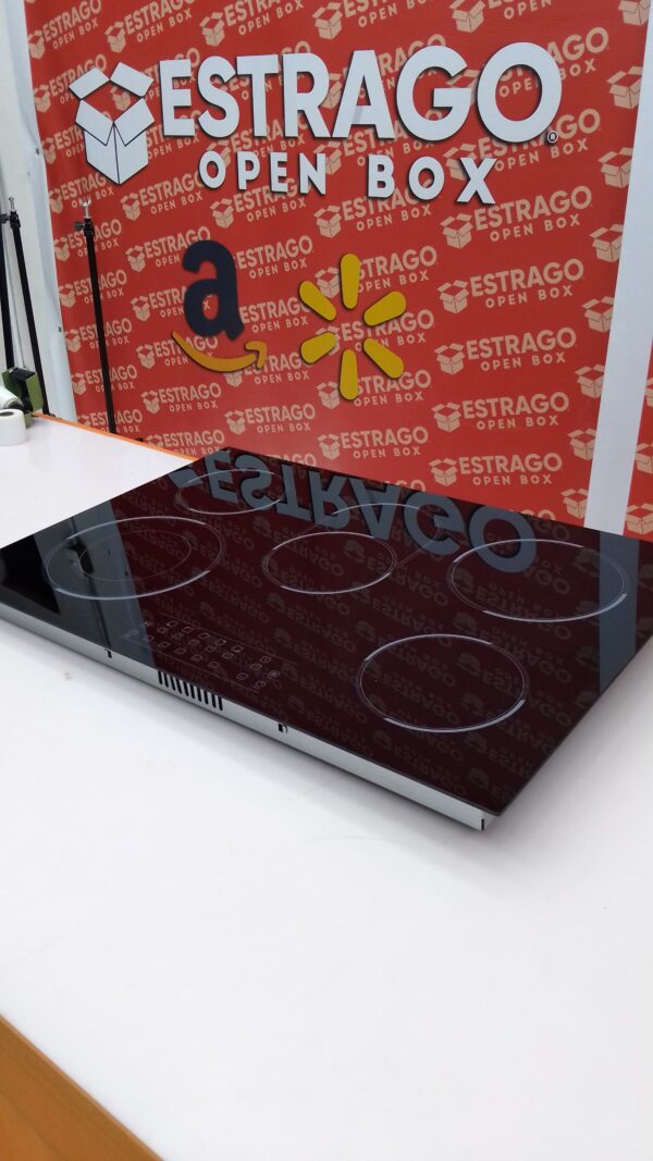 Estufa eléctrica de 30 pulgadas, 5 quemadores, 8400 W, parte superior de estufa eléctrica integrada, placa de cerámica de 30 pulgadas con zona expandida, control táctil. - Image 3
