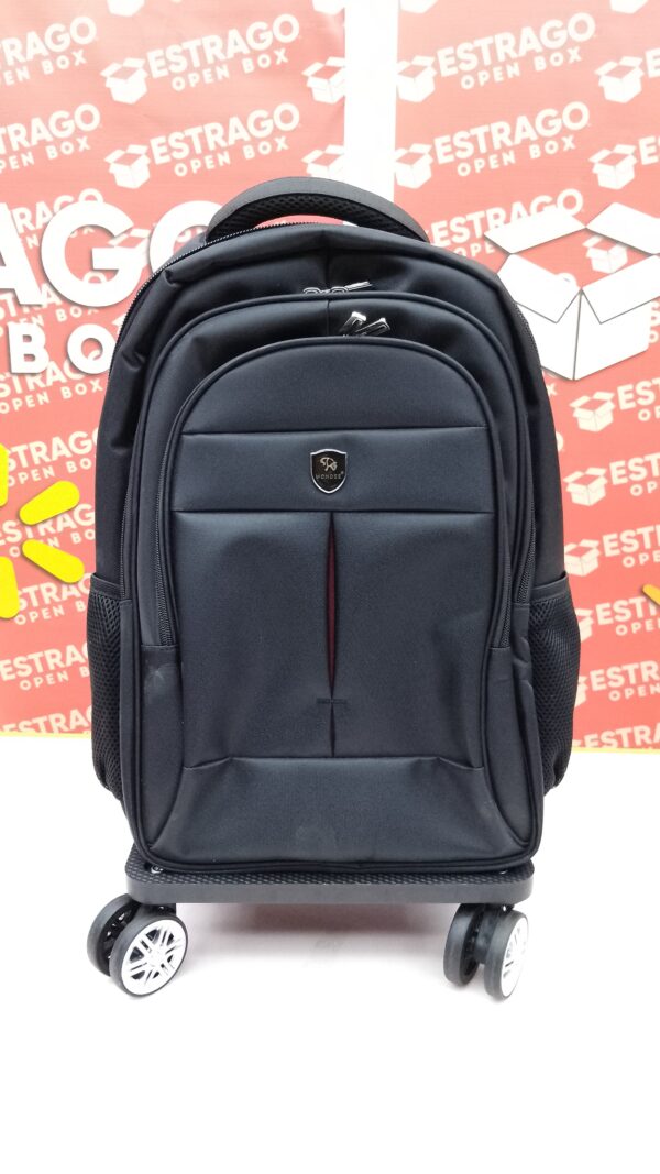 Mochila de viaje con asa desmontable de 35 l con ruedas aprobada por aerolíneas, ajuste giratorio de 360 °, mochila universitaria para portátil de 15.6 pulgadas con 4 ruedas. - Image 2