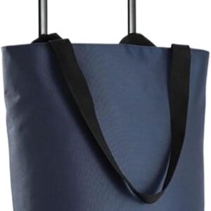 Carro de la compra con ruedas, Carros de Compras Carro Plegable Bolsas de Compras Plegables con Ruedas Carro de Compras Plegable de Tela Oxford for Mujeres o Hombres Viajes a casa Carros utilitarios