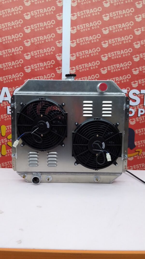 CU433 - Radiador de aluminio de 4 filas para Ford F100 F150 F250 F350 F500 Bronco Camiones V8 Radiador 1976 1977 1978 68 69 70 71 72 73 73 777 4 4 75 Kit de relé de termostato. - Image 3