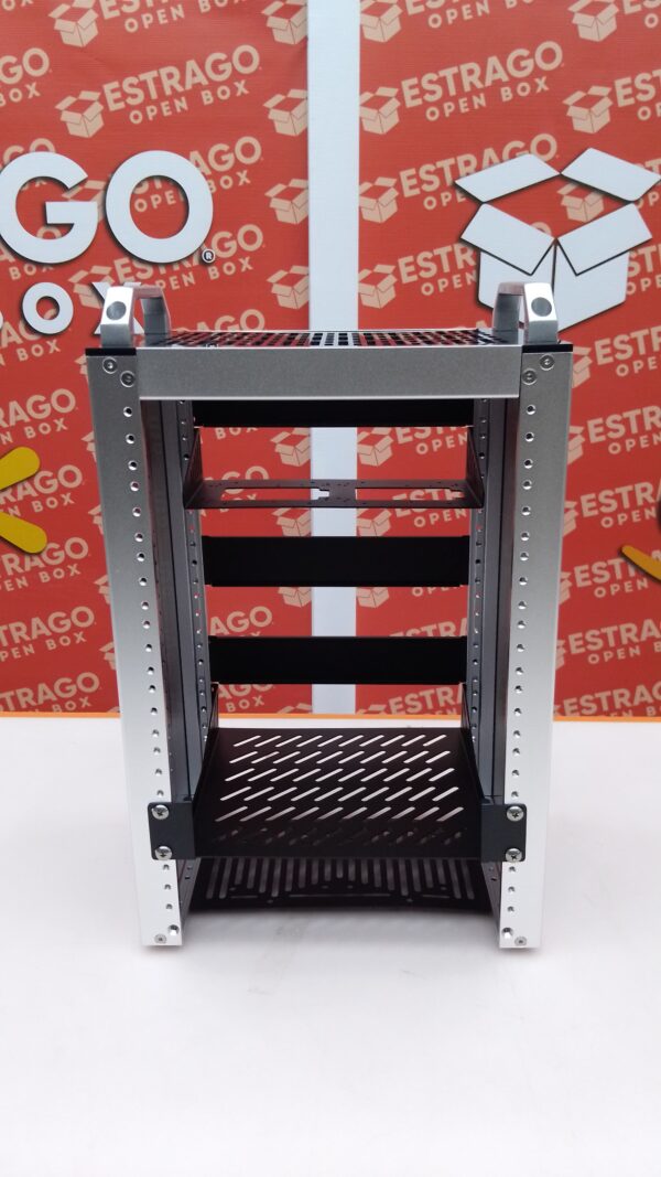 Rack de servidor 8U para redes, servidores, equipos de audio y video, DeskPi RackMate T1, montaje en rack, negro. - Image 2