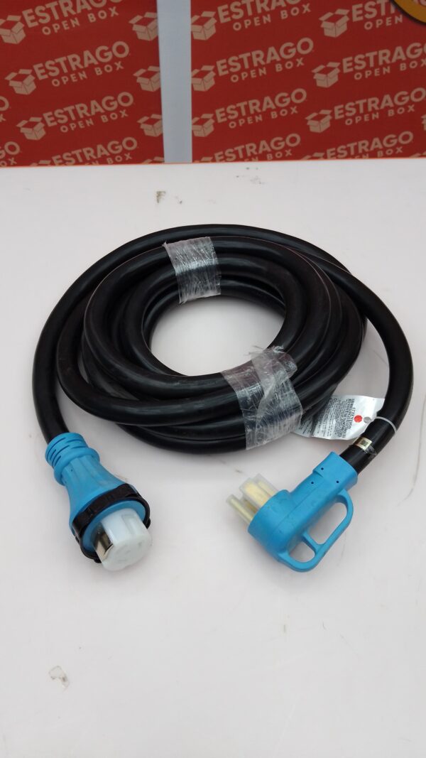 Cable de generador de 50 amperios y caja de entrada de alimentación, cables de generador de 20 pies, 50 amperios, 125 V/250 V, cable de alimentación para generador NEMA14-50P/SS2-50R. - Image 2
