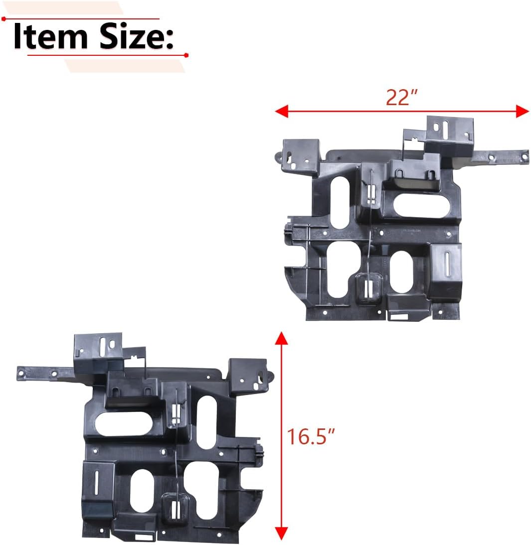 RLB-HILON - Soporte para faros delanteros compatible con Chevy Silverado 2003 a 2007, para Chevrolet Avalanche 2003 2004 2005 2006 años, para soporte de montaje de faros. - Image 4
