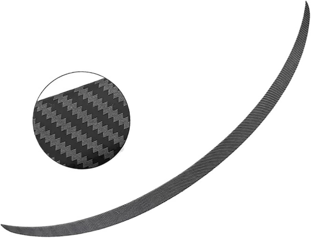 DBPAJRAH. Alerón de maletero de fibra de carbono compatible con Tesla Model 3/Y/3 Highland (2017-2024). Accesorios de alerón de coche de fibra de carbono.(Model 3 Matte).