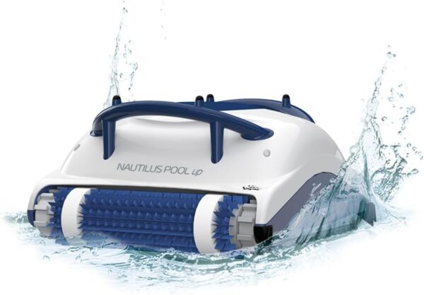 Dolphin Nautilus Pool Up - Aspirador robótico automático para piscinas (modelo 2025), cepillo para limpiar pisos y paredes, ideal para piscinas sobre el suelo de hasta 26 pies de longitud.