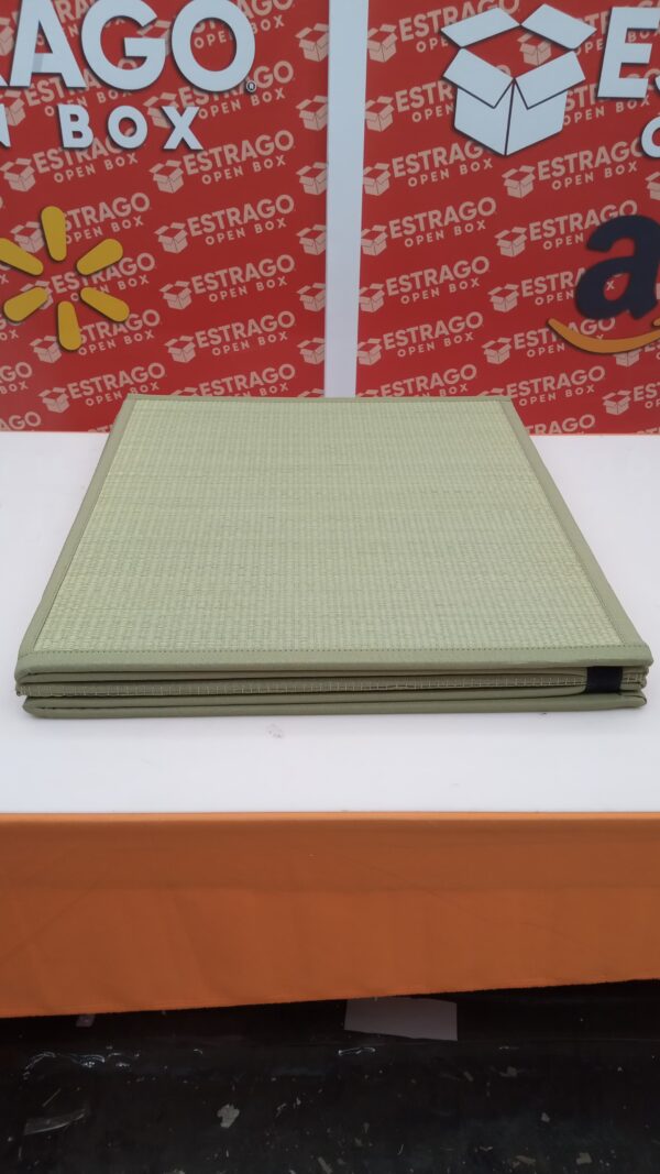 BJDesign - Alfombrilla japonesa de tatami (colchón Igusa), plegable, zacate precipitada, colchón de futón japonés para dormir en el piso, meditación y yoga Zen. - Image 2