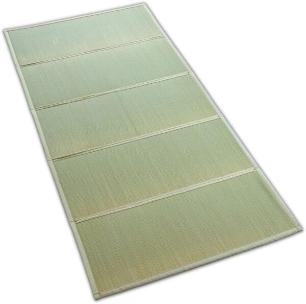 BJDesign - Alfombrilla japonesa de tatami (colchón Igusa), plegable, zacate precipitada, colchón de futón japonés para dormir en el piso, meditación y yoga Zen.