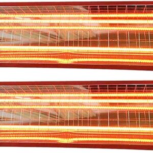 Solaray. Solary Lámpara de secado de pintura infrarroja para hornear - 3000 W 110 V lámpara de secado de pintura infrarroja de onda corta para reparación de carrocería de automóvil.