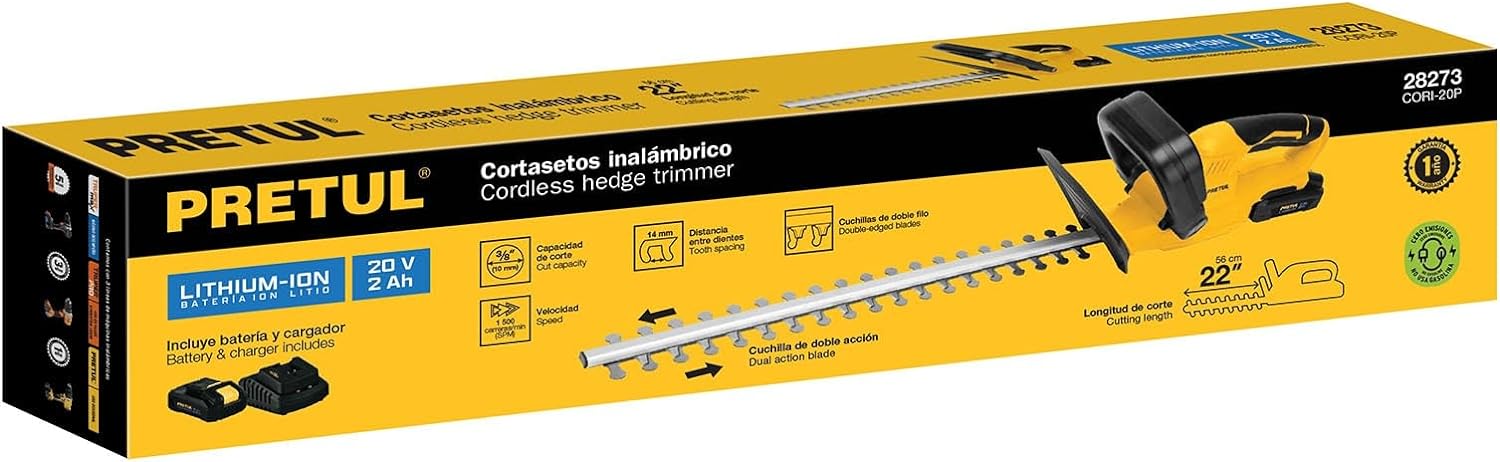 Pretul CORI-20P, Cortasetos inalámbrico, 20 V con 1 batería. - Image 3