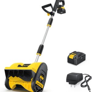 StarVal - Pala de nieve de 12 pulgadas (amarillo).