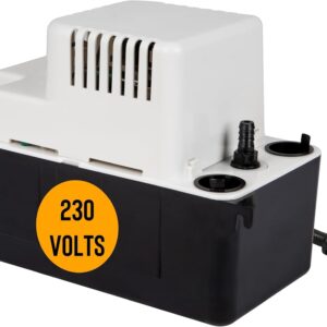 Little Giant. - Bomba automática de extracción de condensación VCMA-20UL de 230 voltios, 80 galones por hora y 1/30 Hp (sin interruptor de seguridad).
