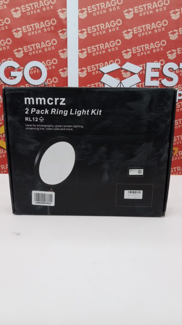 Paquete de 2 anillos de luz grandes con soporte de trípode de 60 pulgadas, 6500 K profesional de pantalla completa para selfies, fotografía de video de estudio, TikTok, YouTube. - Image 3