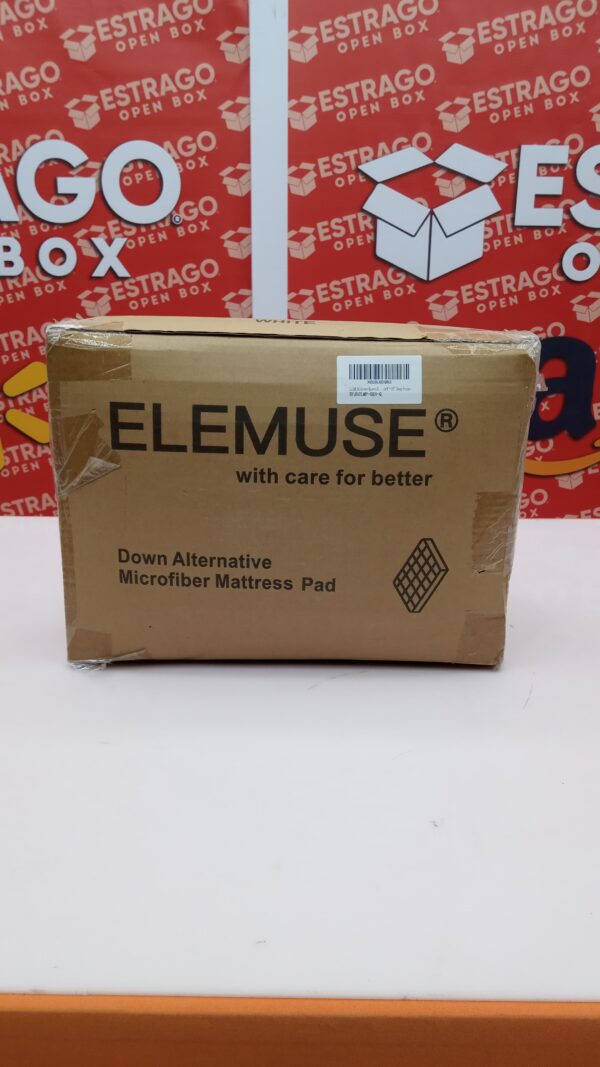 ELEMUSE - Cubrecolchón refrescante Queen, para dolor de espalda, extragrueso, suave con cubierta de almohada de felpa y esquinas elásticas profundas, sobrellenado de relleno alternativo. - Image 2