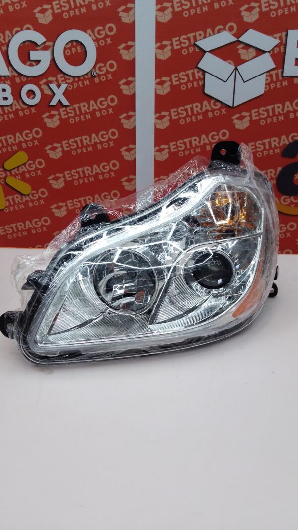 Faro delantero de repuesto cromado con proyector bajo cerca del conductor del haz izquierdo, montaje completo para Kenworth T680 2013-2020. - Image 2
