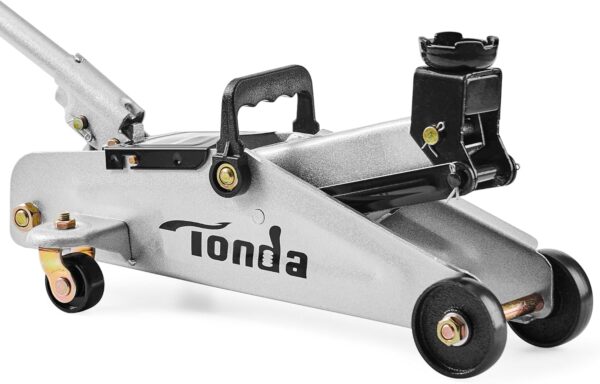 TONDA - Gato hidráulico de 2 toneladas (3 libras) para automóvil, trabajo para sedán y cupé.