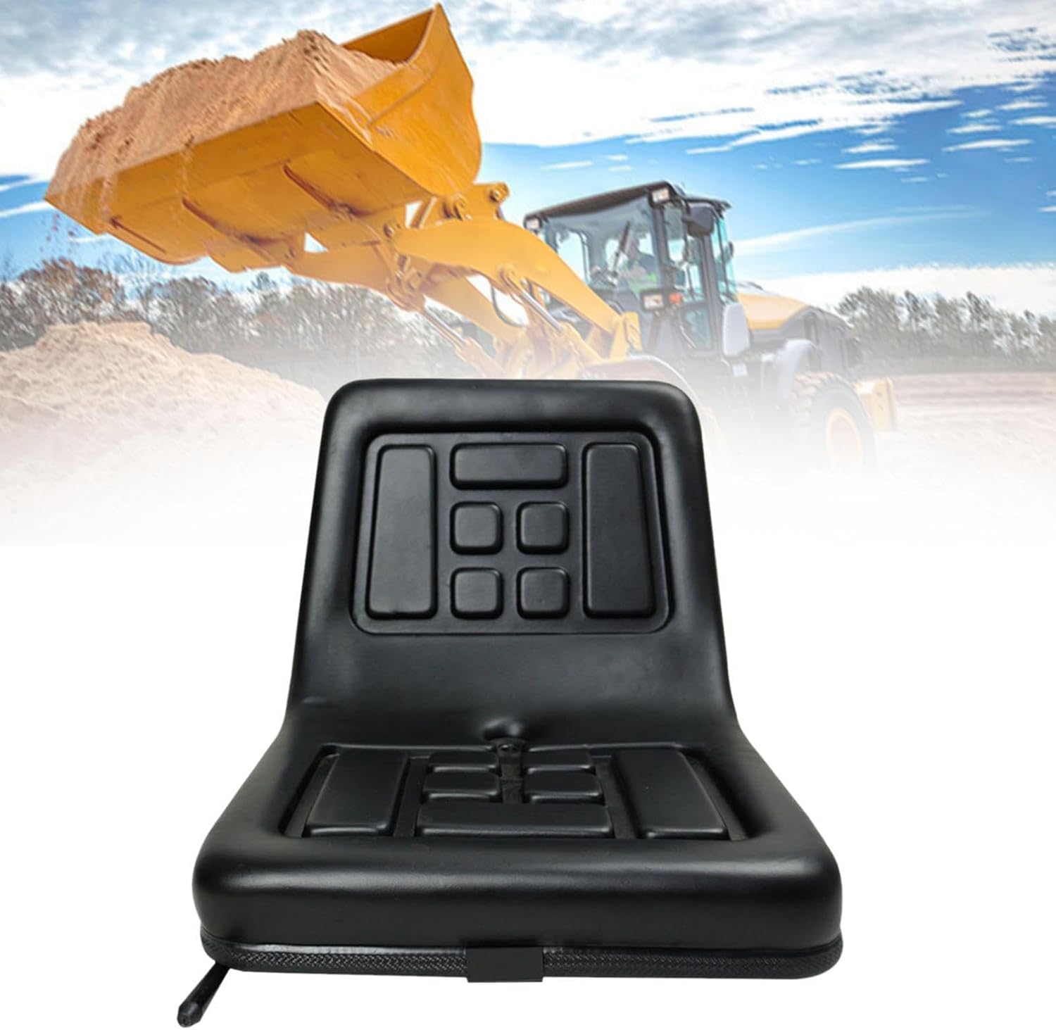 Other. Actualización de Silla de Tractor Universal con Placas a Prueba de óxido, Conexión de Metal Transpirable para Carretillas Elevadoras, Asientos de Excavadoras, Cosechadoras. - Image 5