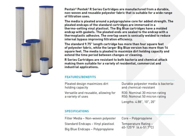 Pentek. Recambio para filtros de agua Pentek. - Image 3