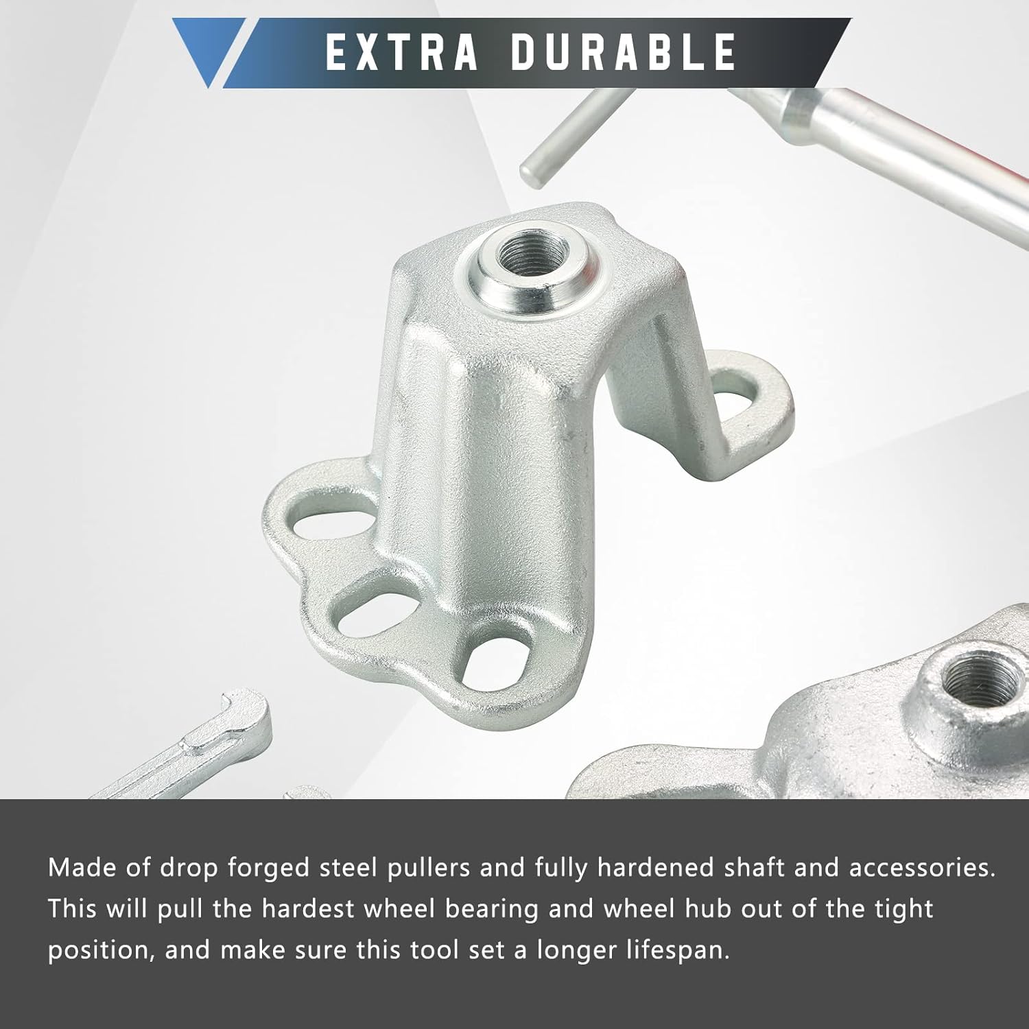 ATPEAM Juego de extractor de martillo deslizante de 9 vías | Juego de cubeta de cojinete de eje adaptador de llave, juego de extractor de engranajes de eje delantero y trasero. - Image 5