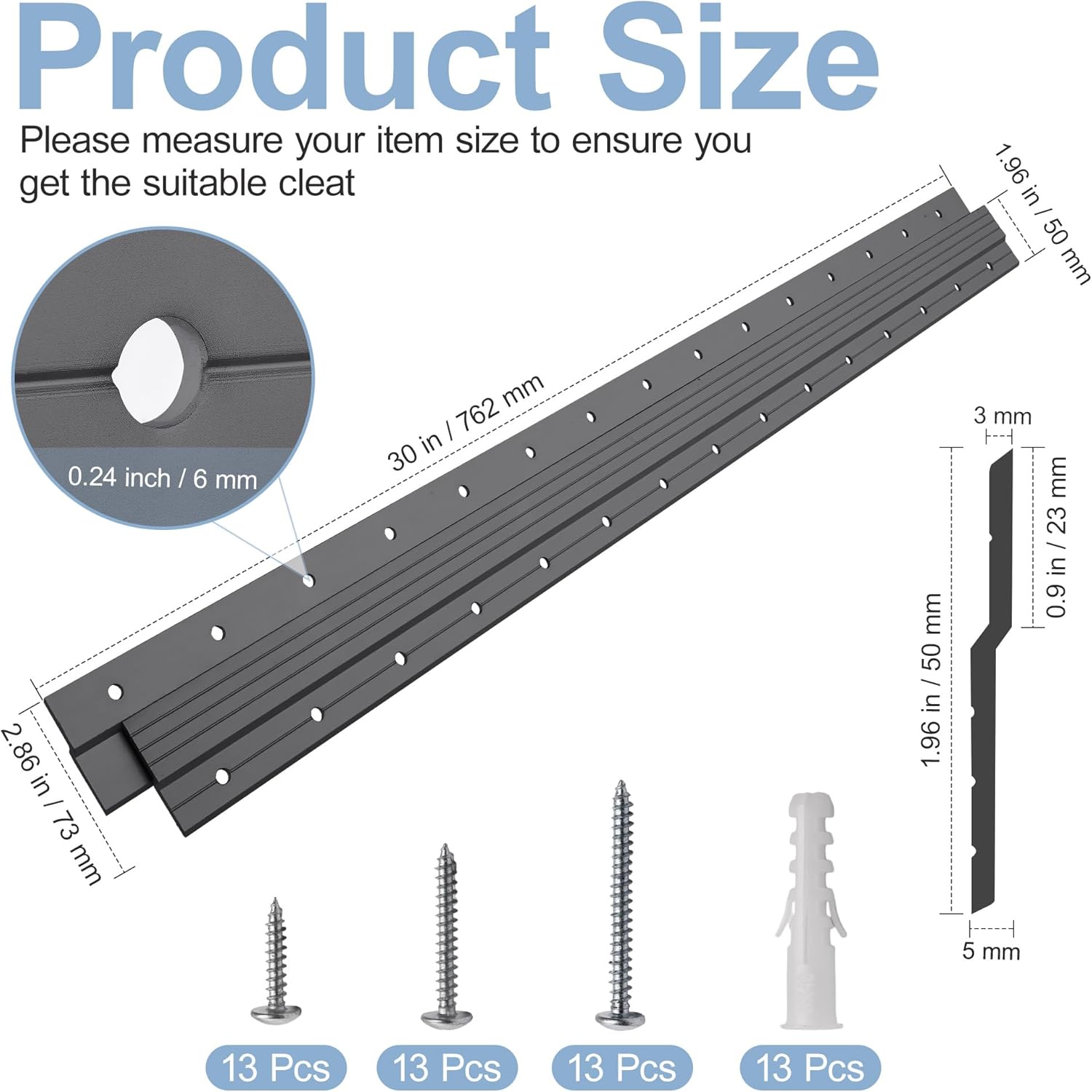 unlumm. percha de ropa francesa de 41 pulgadas, soporte de aluminio en forma de Z, soporte de pared de 250 libras, gancho de carga en forma de Z. - Image 2