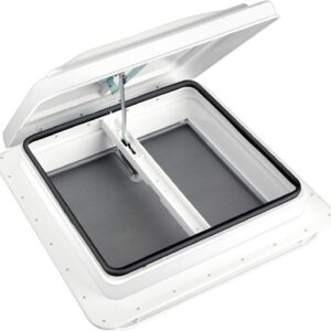 Livpow. Ventilación de techo para caravana o remolque, manual de 14 x 14 pulgadas.