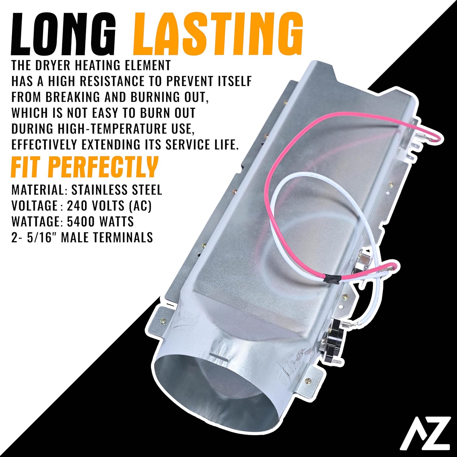AZ4U Conjunto de elemento calefactor de secadora. - Image 6