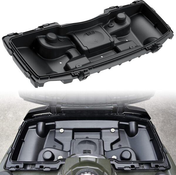 Caja frontal inferior para Sportsman 400 450 500 600 700 800 X2 05-10, SAUTVS Front Lower Storage Box Cargo Rack para Polaris Sportsman 400 450 500 600 700 800 X2 2005-2010 accesorios, repuesto M# 22 03484.