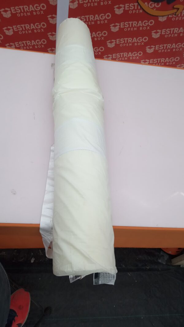Tebery Protector de cama para niños pequeños, riel de cama de espuma viscoelástica para niños, almohadilla de almohada con funda impermeable lavable a máquina, riel de seguridad para cama. - Image 2