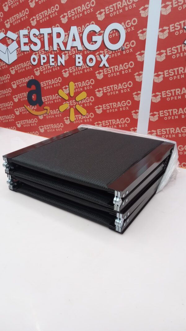Rampa para perros para automóvil, 63 pulgadas de largo y 17 pulgadas de ancho, rampa portátil plegable para mascotas con superficie antideslizante para alfombra, escalones extra anchos. - Image 3