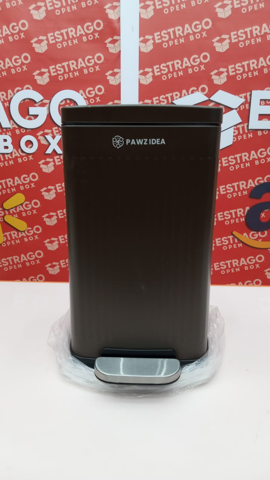 PAWZIDEA. Cubo de basura para excrementos de perro, control de olores exteriores, cubo de basura grande de 5.3 galones con tapa, contenedor impermeable para eliminación de excrementos al aire libre. - Image 4