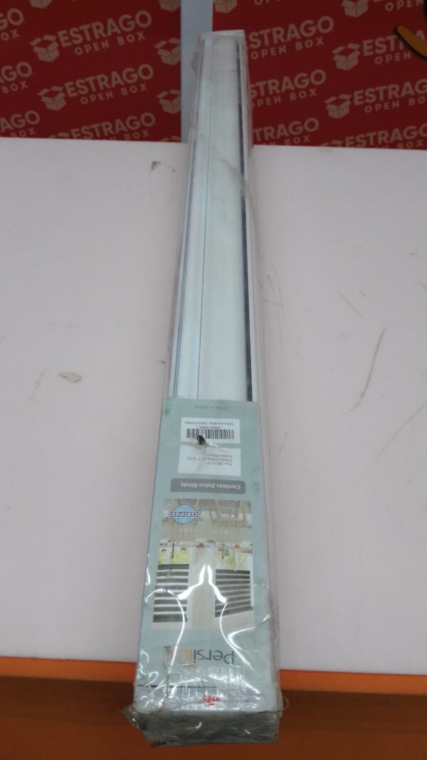 Persilux Persianas de cebra sin cable para ventanas (30 pulgadas de ancho x 72 pulgadas de alto, gris) Control de luz de doble capa para día y noche, cortinas transparentes filtrantes de luz para el hogar, fácil de instalar. - Image 2