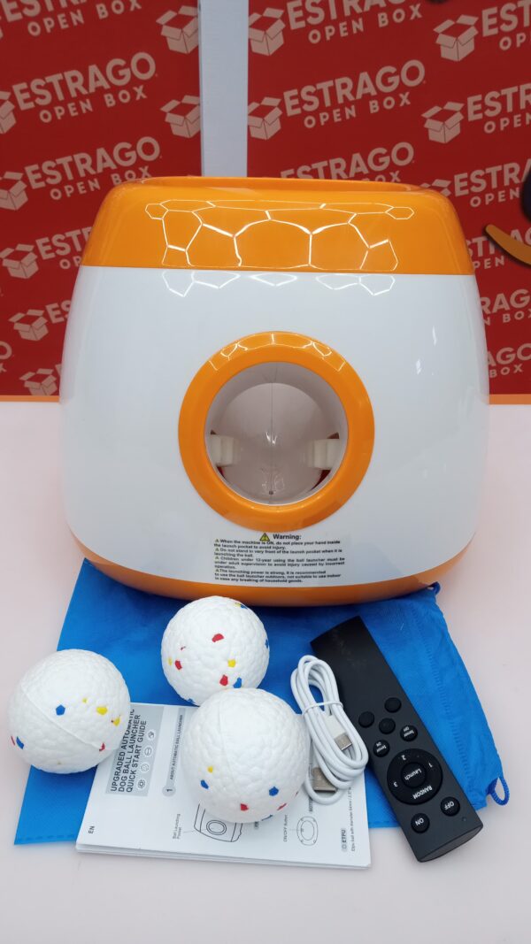 Lanzador automático de bolas para perros, lanzador de bolas para perros con distancia de 40-60-80 pies, lanzador automático recargable de bolas para perros con 4 bolas . - Image 3