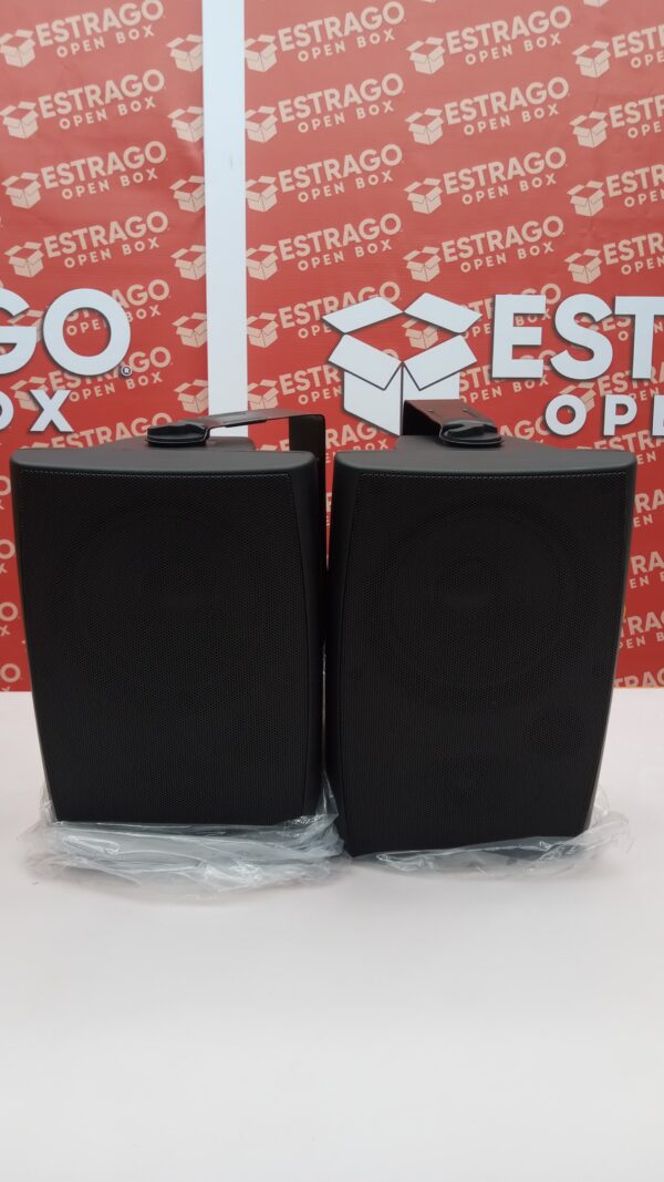 Herdio Altavoces pasivos para exteriores de 400 W y 6.5 pulgadas, con cable, impermeables, altavoces montados en la pared de 2 vías con graves potentes para patio, hogar, interior, piscina, terraza. - Image 2
