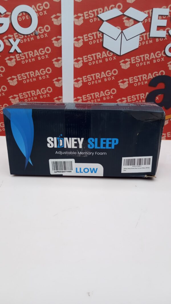 Sidney Sleep Almohada para dormir de lado o bocarriba, comodidad para cuello y hombros, ajustable y personalizable (más o menos espuma viscoelástica triturada), Queen, incluye espuma adicional. - Image 3