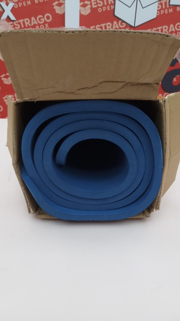 Hatha Yoga - Tapete de yoga extra grueso de elastómero termoplástico, 72 x 32 pulgadas de grosor, 1/2 pulgadas, respetuoso con el medio ambiente, certificado SGS, con refuerzo de ejercicio. - Image 2