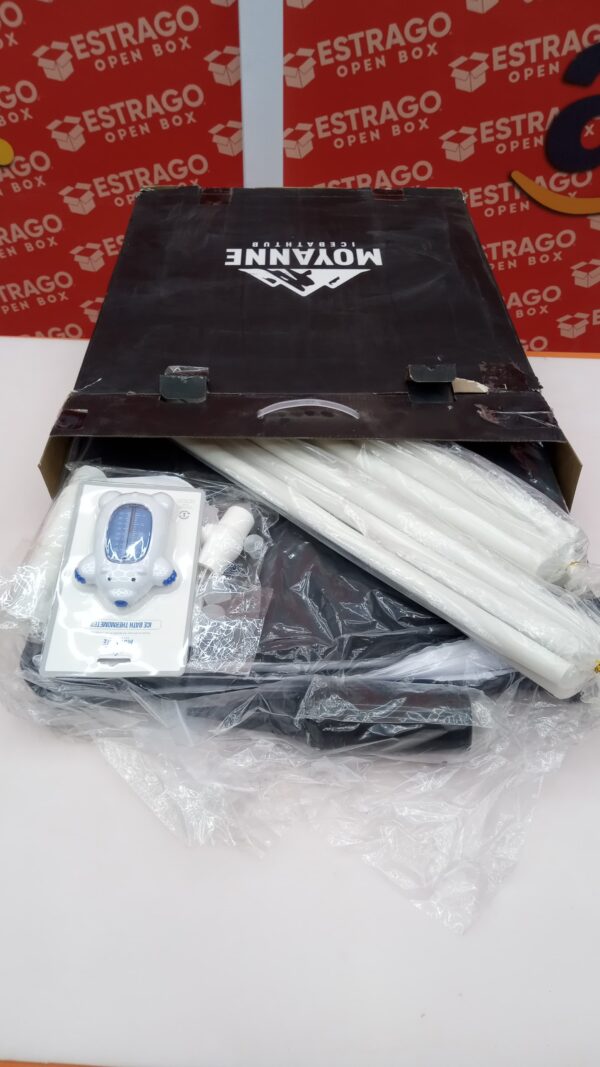 KERDOM Bañera de hielo XL de 129 galones para atletas, bañera fría portátil con cubierta, bañera plegable para recuperación y terapia de agua fría en casa, gimnasios, uso en interiores o exteriores. - Image 2