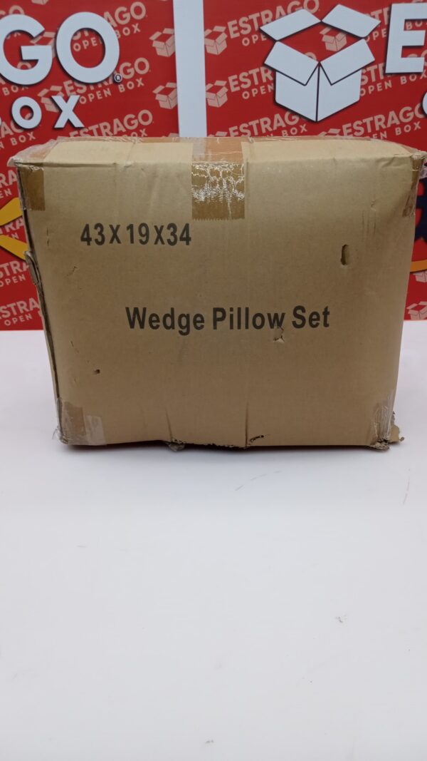 Juego de 4 almohadas de cuña Relong, ajustables para recuperación posoperatoria, de espuma ideal para dormir, para aliviar el reflujo ácido de la espalda y con sistema de elevación de piernas. - Image 2