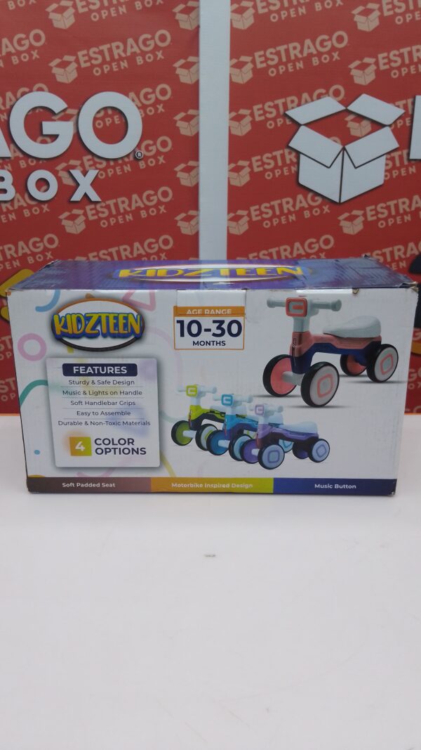 Bicicleta de Equilibrio para bebé para niños de 1 año y niñas de 12 a 24 Meses, Bicicleta de Equilibrio para niños de 4 Ruedas, Regalos para el Primer cumpleaños. - Image 4